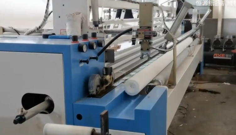 三米衛(wèi)生紙復卷機原料紙上紙